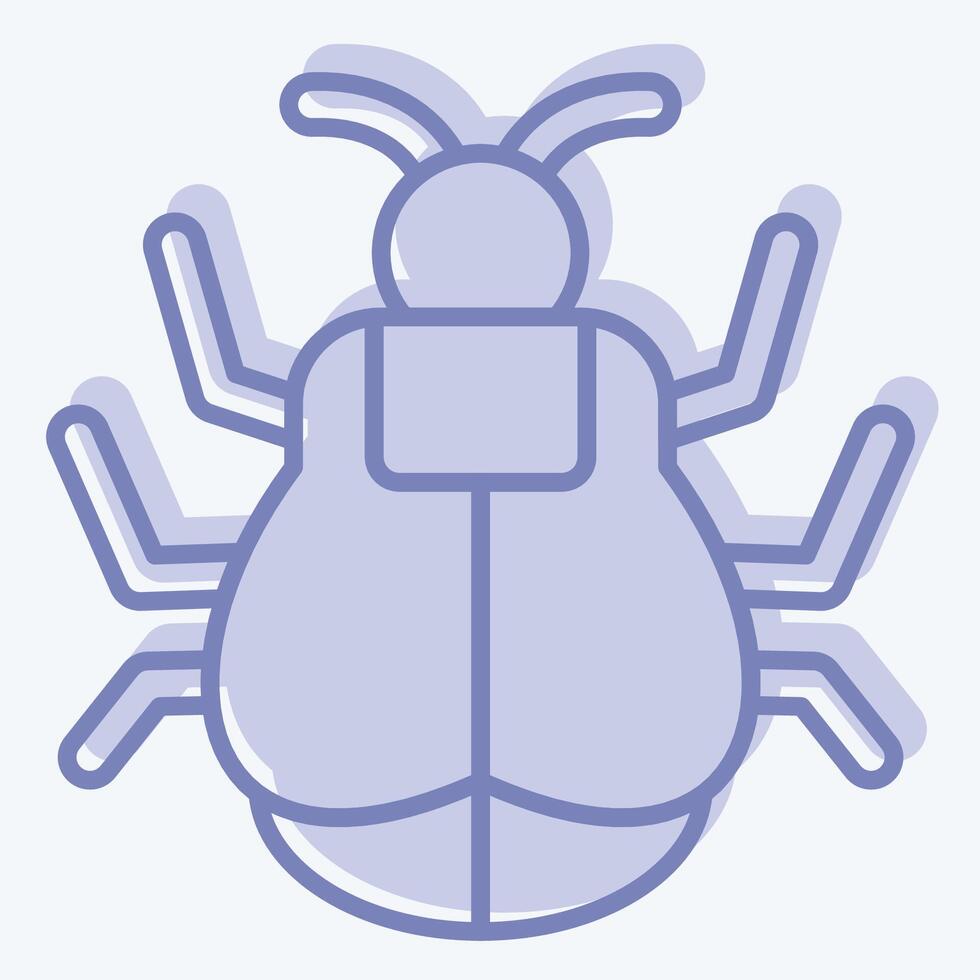 Icon Tick. related to Insects symbol. two tone style. design editable vector