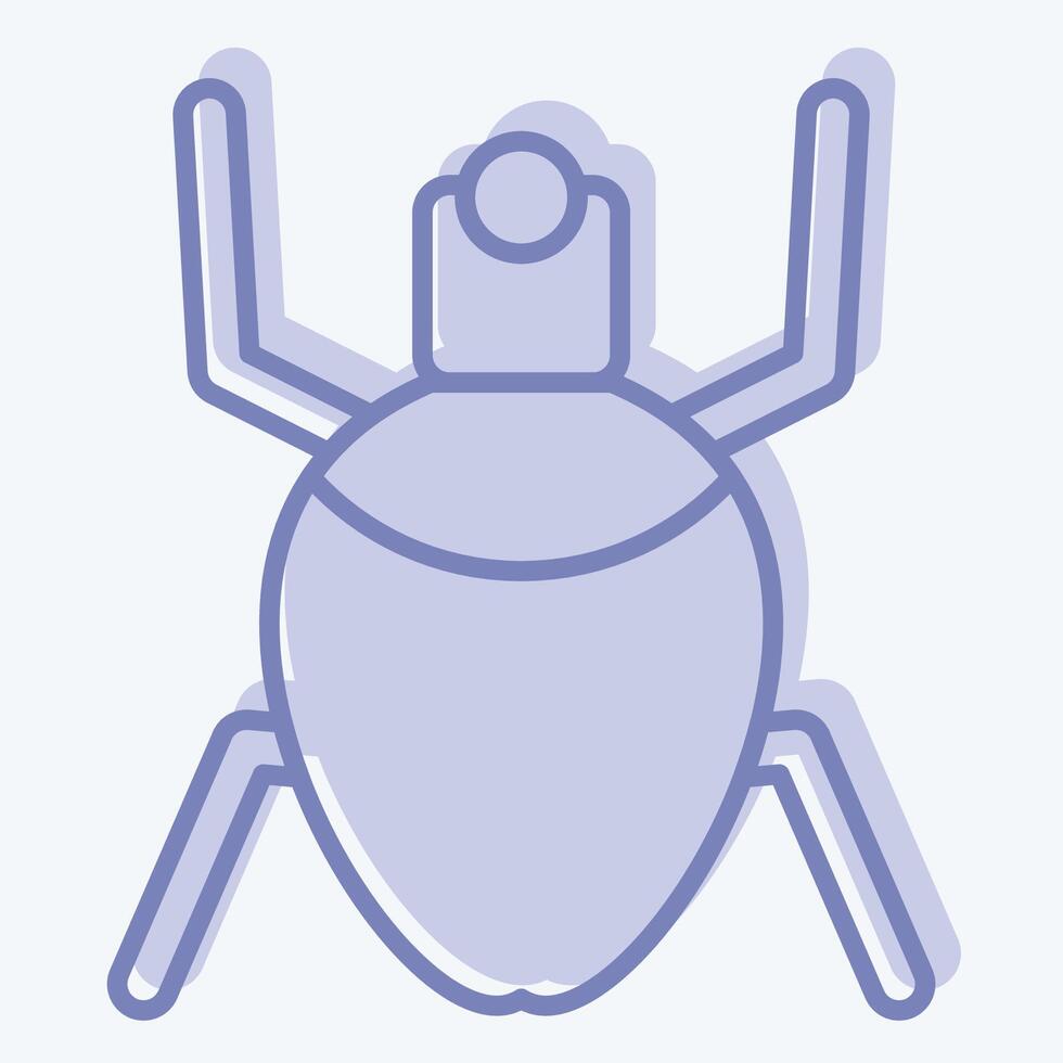 Icon Aphids. related to Insects symbol. two tone style. design editable vector