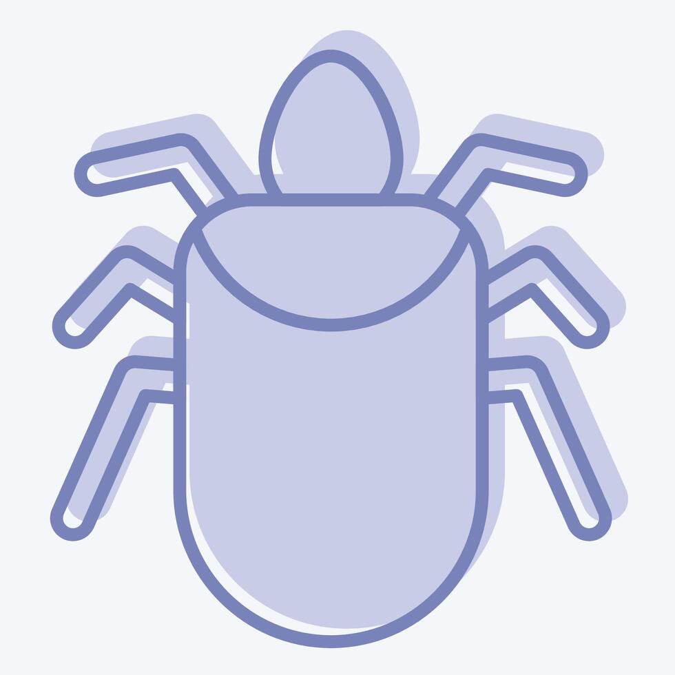 Icon Colorado Beetle. related to Insects symbol. two tone style. design editable vector