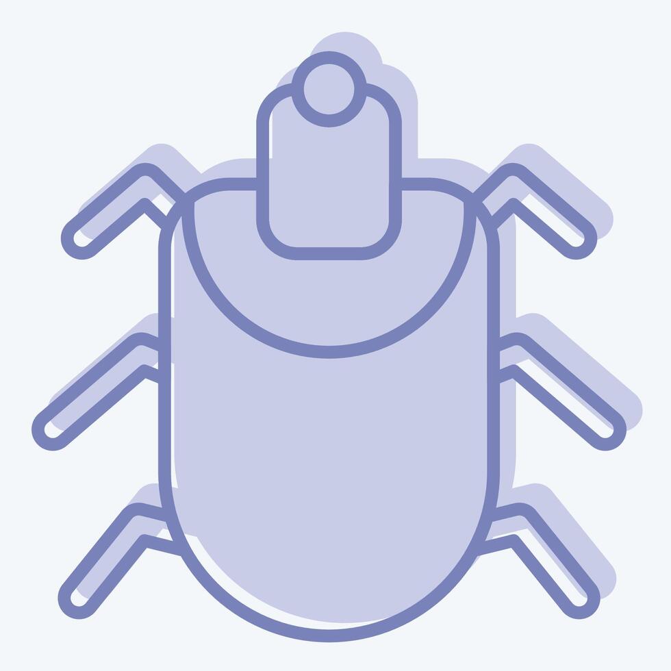 Icon Acari. related to Insects symbol. two tone style. design editable vector