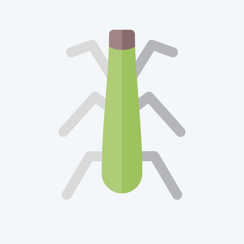 Icon Stonefly. related to Insects symbol. flat style. design editable vector