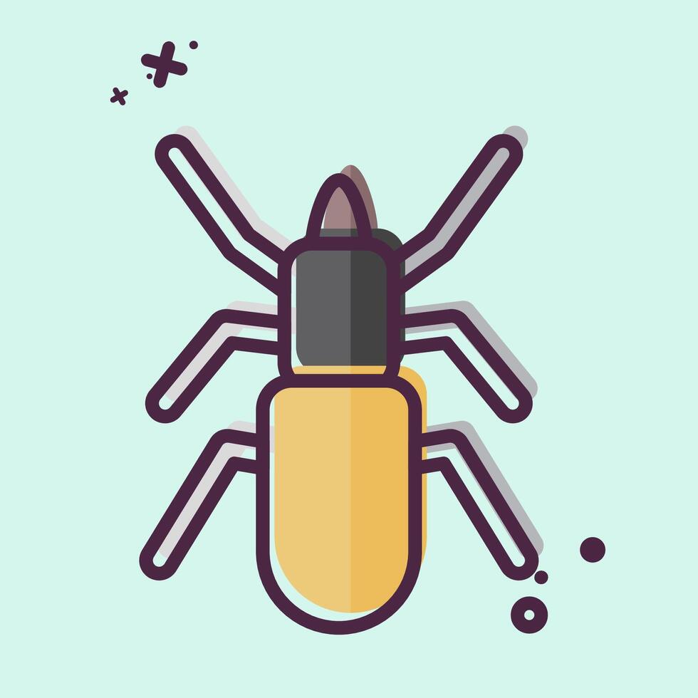 Icon Malware. related to Insects symbol. MBE style. design editable vector