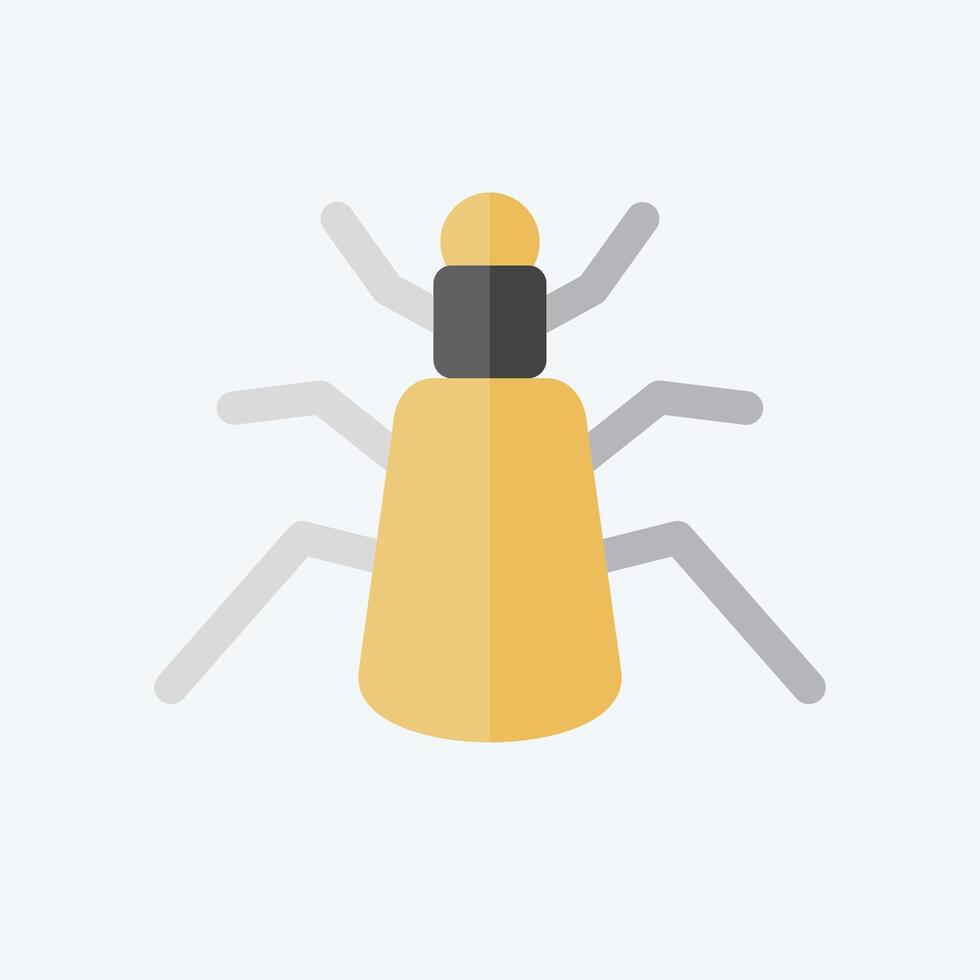 Icon Ground. related to Insects symbol. flat style. design editable vector