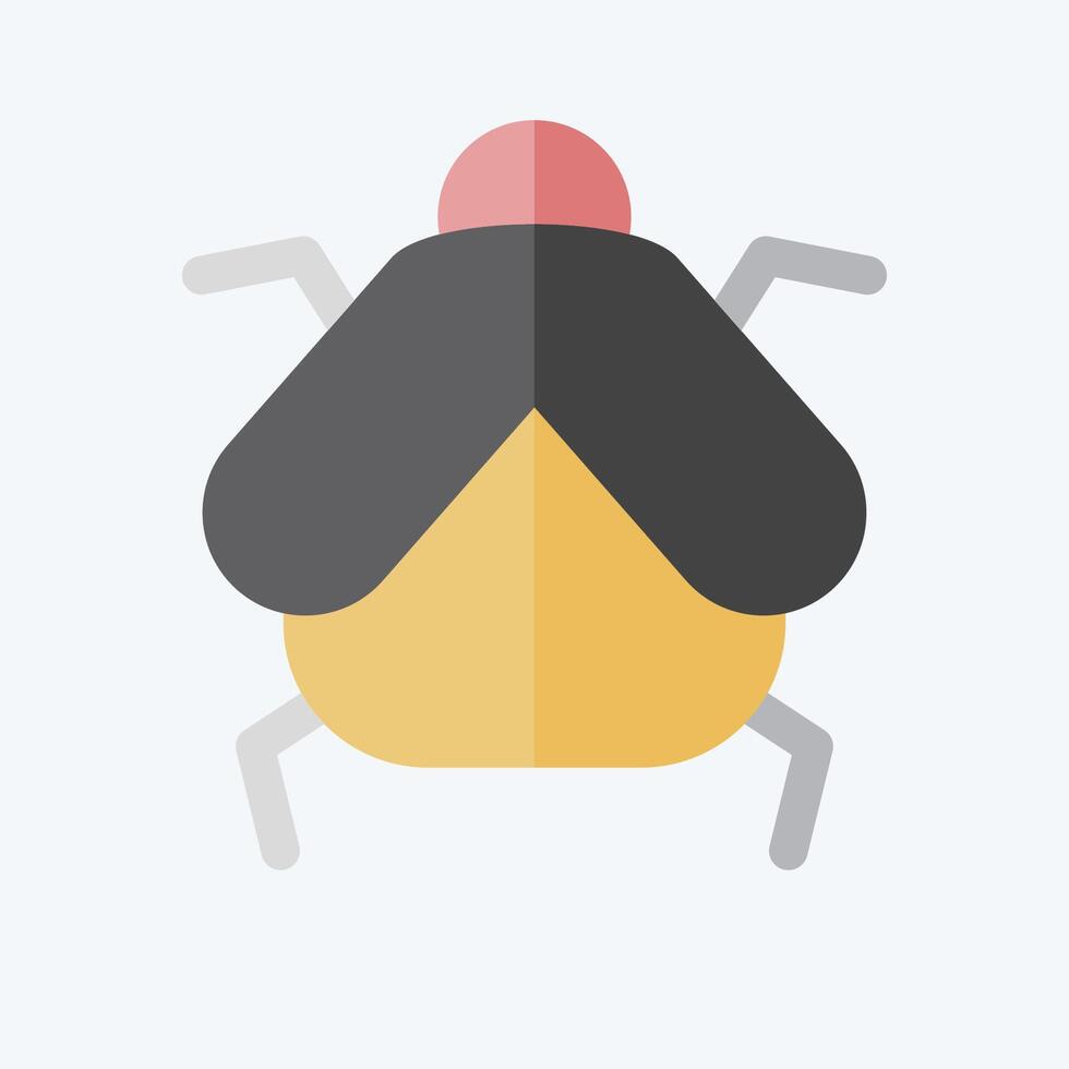 Icon Firefly. related to Insects symbol. flat style. design editable vector