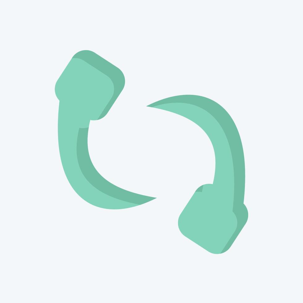 Icon Leech. related to Insects symbol. flat style. design editable vector