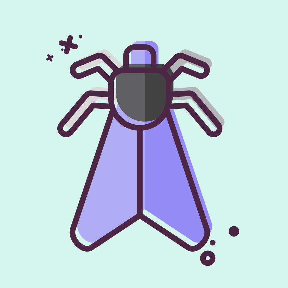 Icon Insect. related to Insects symbol. MBE style. design editable vector
