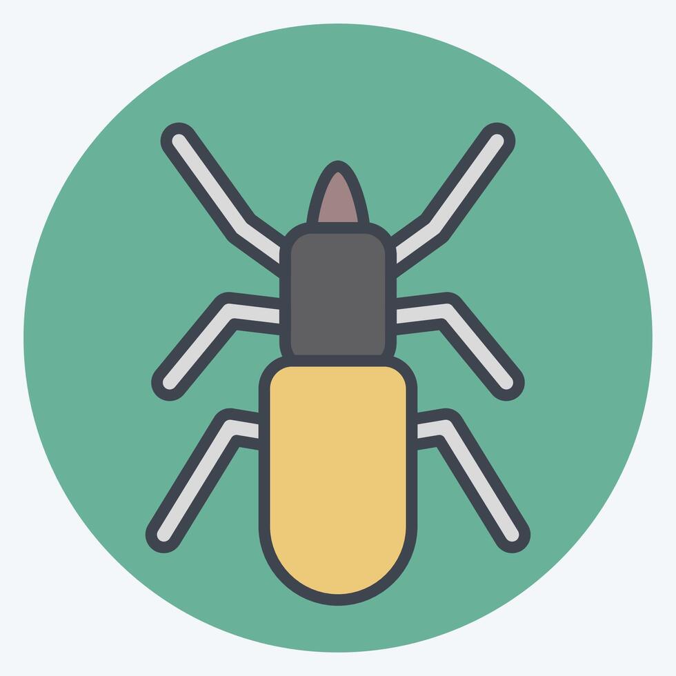 Icon Malware. related to Insects symbol. color mate style. design editable vector