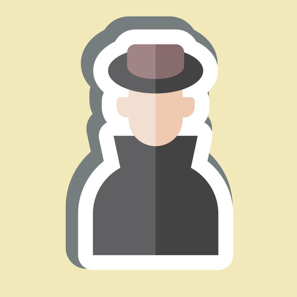 Sticker Ananymity. related to Cryptocurrency symbol vector