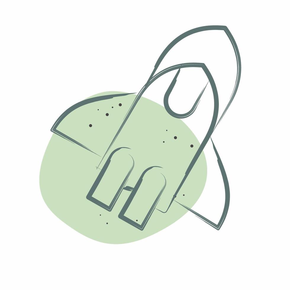 Icon Star Up. related to Cryptocurrency symbol. Color Spot Style vector