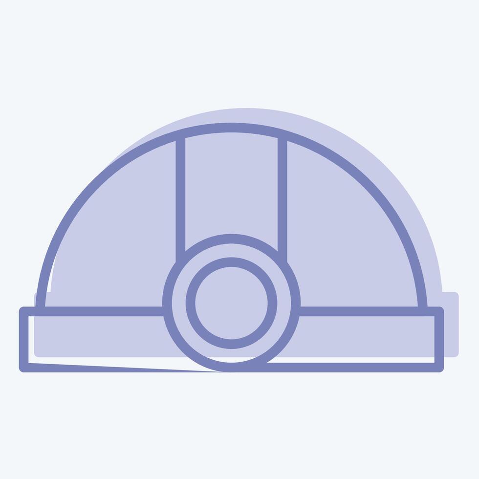 Icon Miner. related to Cryptocurrency symbol. two tone style vector
