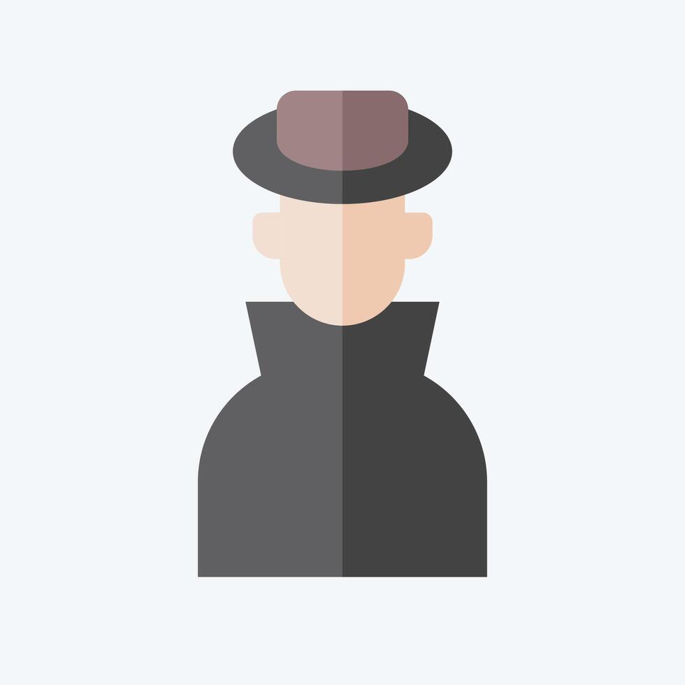 Icon Ananymity. related to Cryptocurrency symbol. flat style vector
