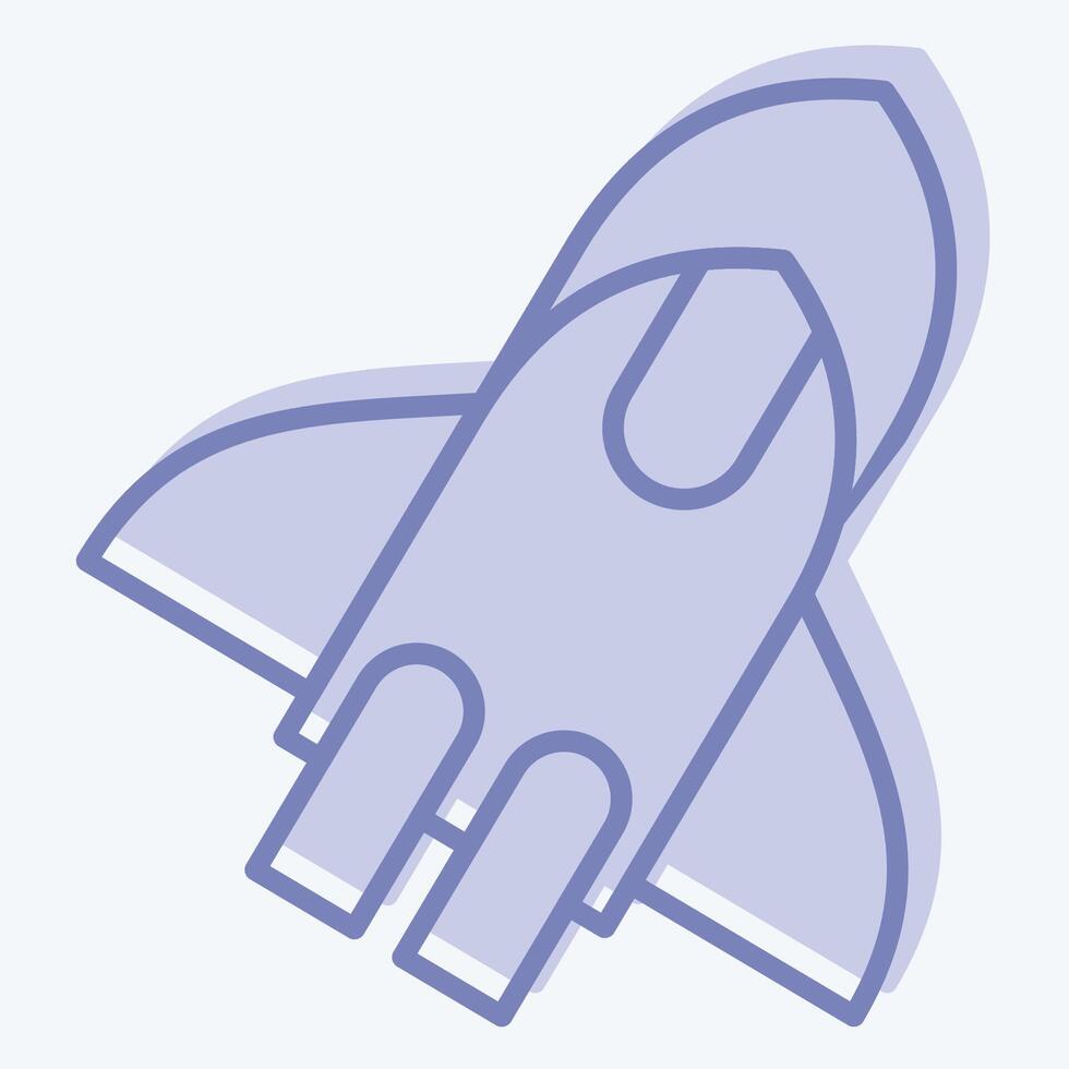Icon Star Up. related to Cryptocurrency symbol. two tone style vector