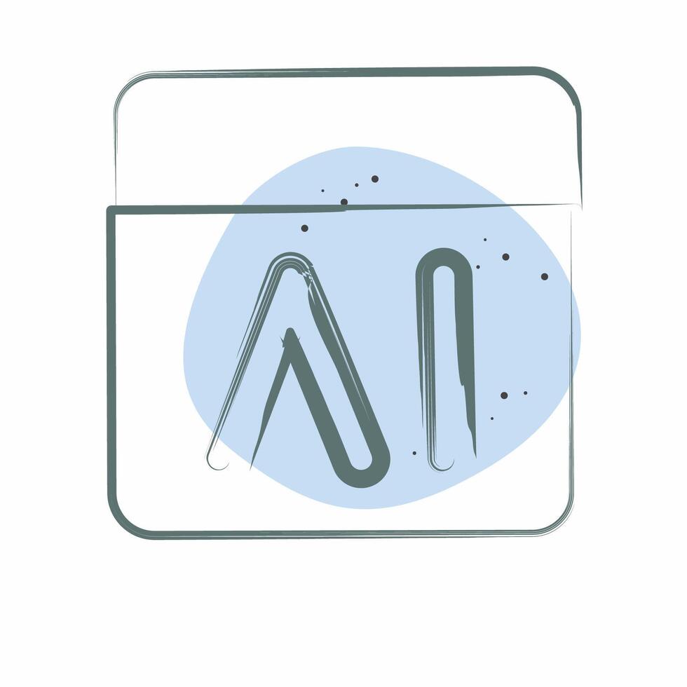 Icon Feedback. related to Artificial Intelligence symbol. Color Spot Style vector