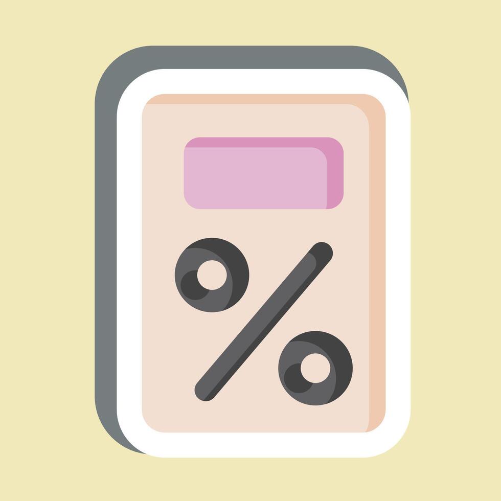 Sticker Tax. related to Audit symbol. design editable vector