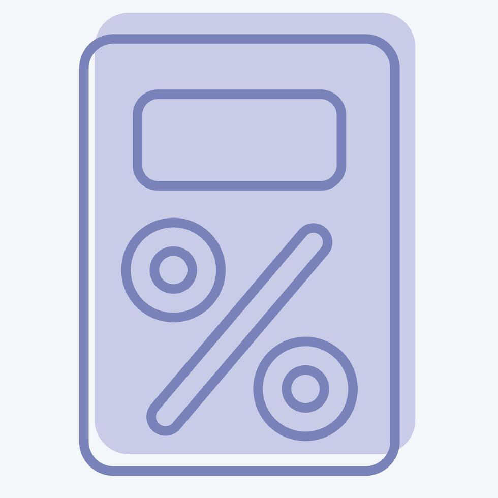Icon Tax. related to Audit symbol. two tone style. design editable vector