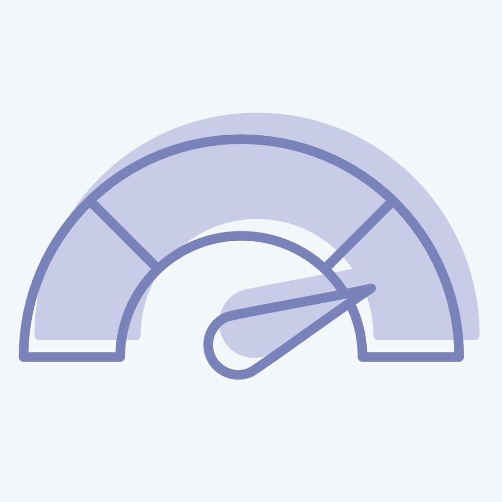 Icon Performance. related to Audit symbol. two tone style. design editable vector