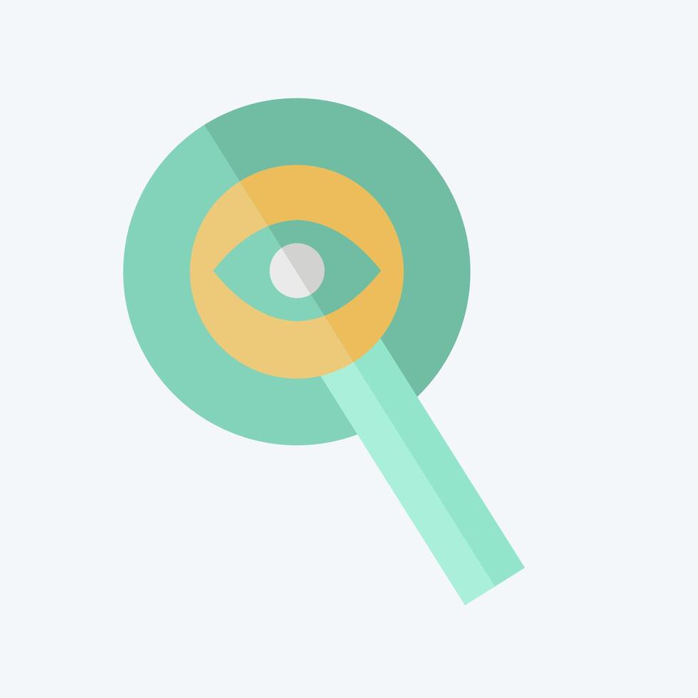 Icon Transparency. related to Audit symbol. flat style. design editable vector