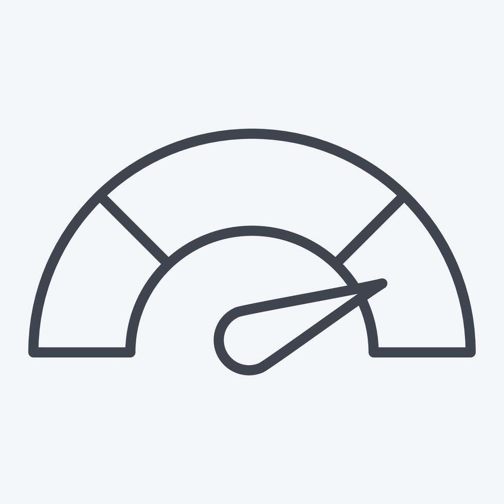 Icon Performance. related to Audit symbol. line style. design editable vector