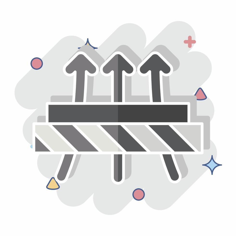Icon Diffused. related to Fabric symbol. comic style. design editable vector
