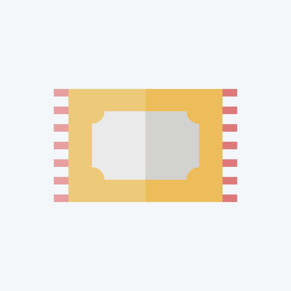 Icon Carpet. related to Fabric symbol. flat style. design editable vector
