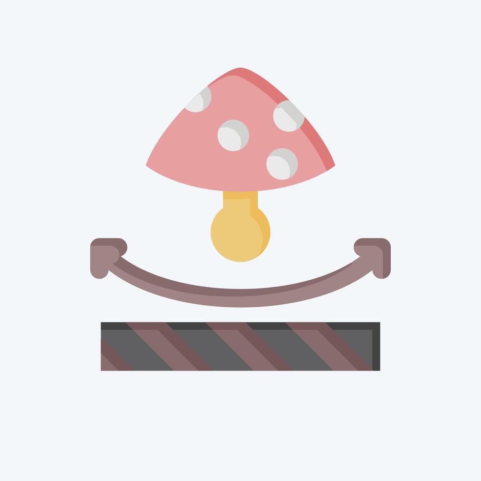 Icon Anti Fungal. related to Fabric symbol. flat style. design editable vector