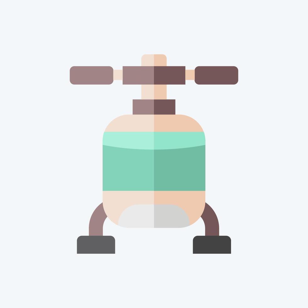 Icon Helicopter. related to Vehicle symbol. flat style. editable vector