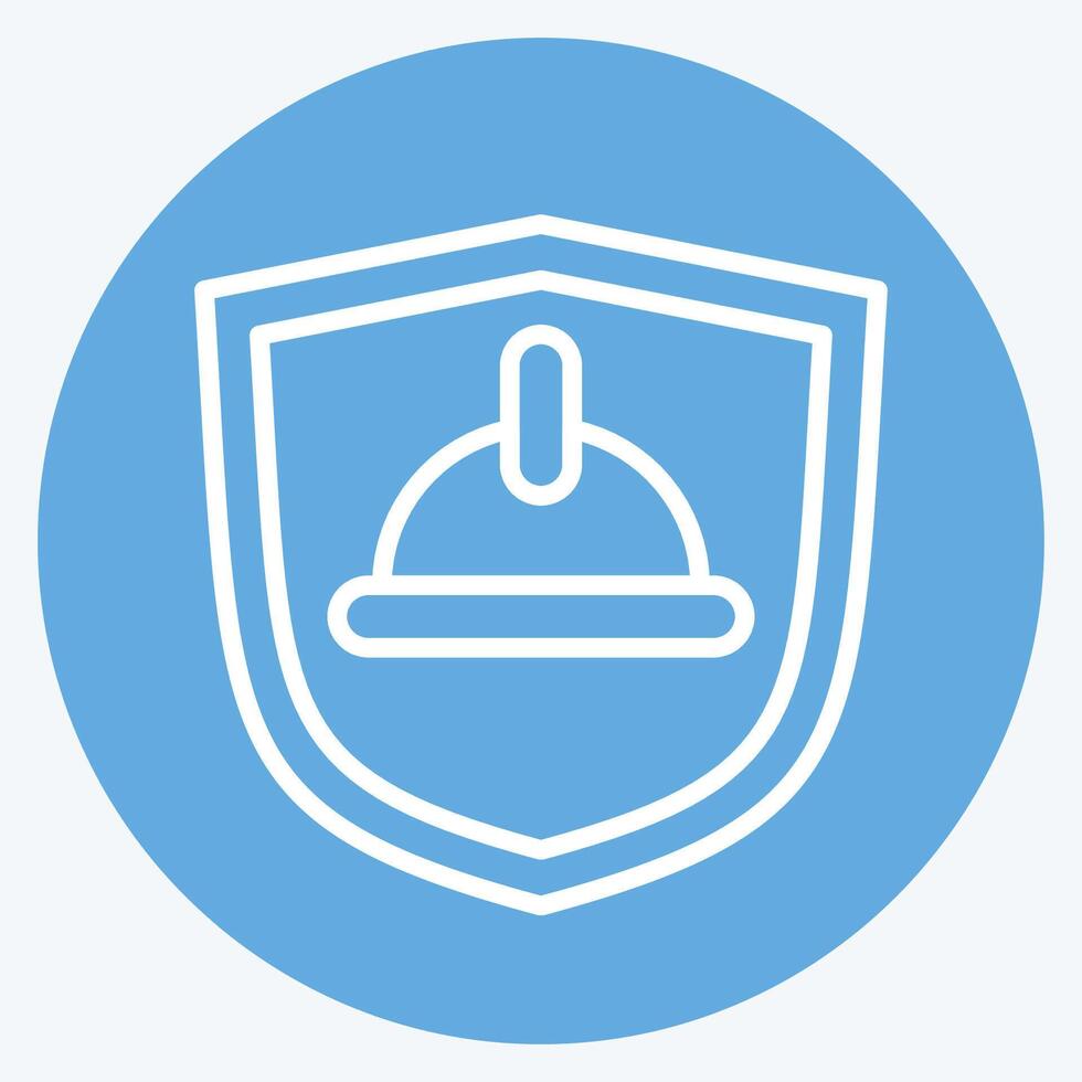 Icon Receipt. related to Civil Engineering symbol. blue eyes style. design editable vector