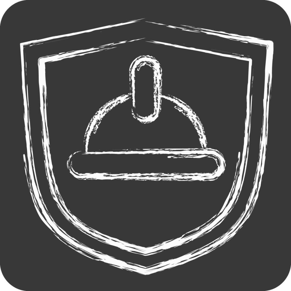 Icon Receipt. related to Civil Engineering symbol. chalk Style. design editable vector