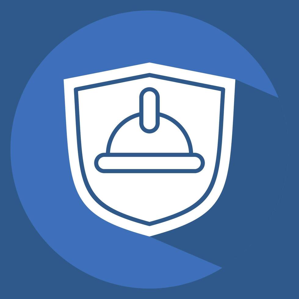 Icon Receipt. related to Civil Engineering symbol. long shadow style. design editable vector
