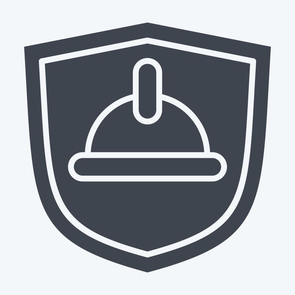 Icon Receipt. related to Civil Engineering symbol. glyph style. design editable vector
