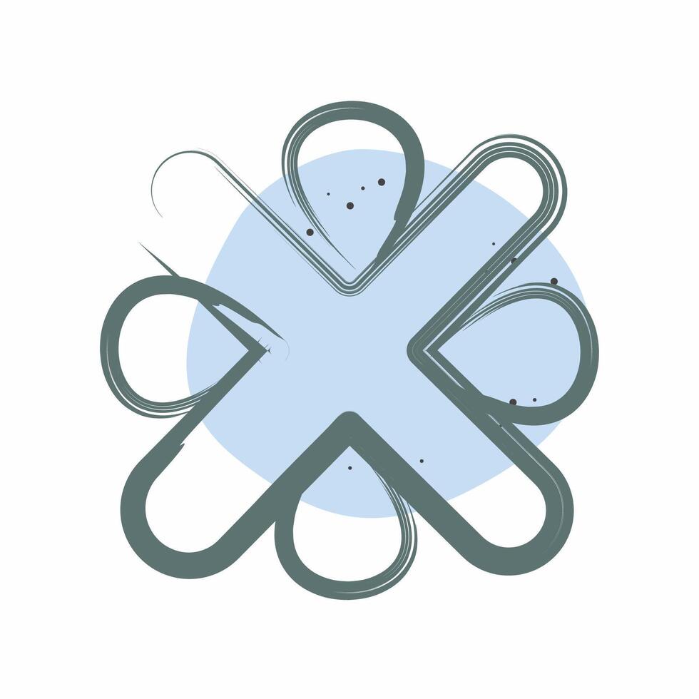 Icon Error. related to Exclamation symbol. Color Spot Style. design editable vector