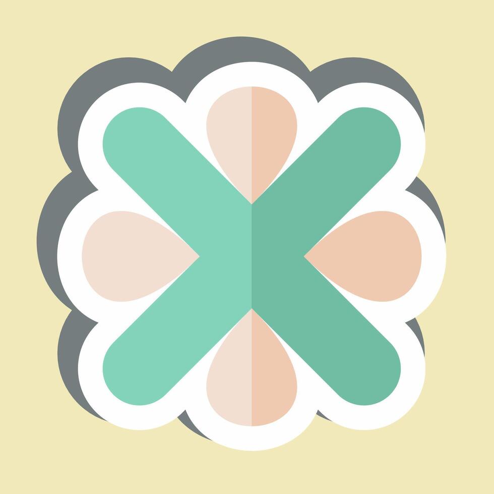Sticker Error. related to Exclamation symbol. design editable vector