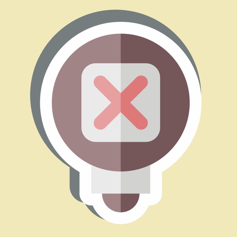 Sticker Learn More. related to Exclamation symbol. design editable vector