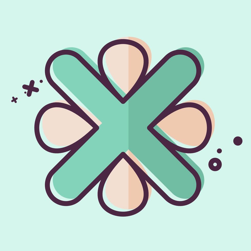 Icon Error. related to Exclamation symbol. MBE style. design editable vector