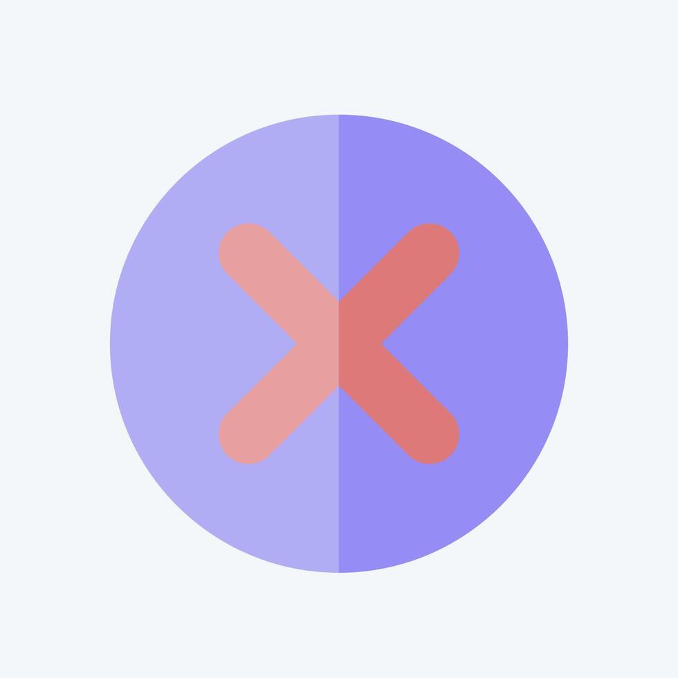 Icon Coin. related to Exclamation symbol. flat style. design editable vector