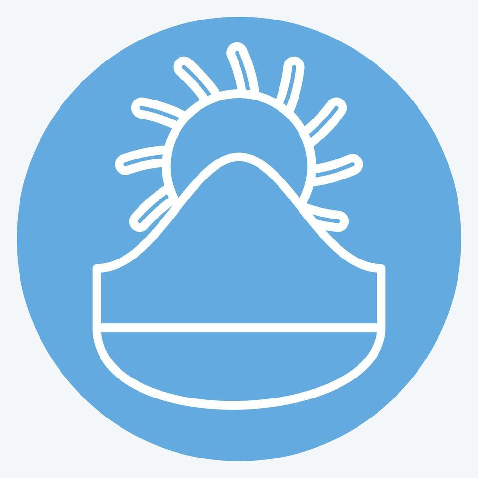 Icon Kyrgyzstan. related to Kazakhstan symbol. blue eyes style. design editable vector