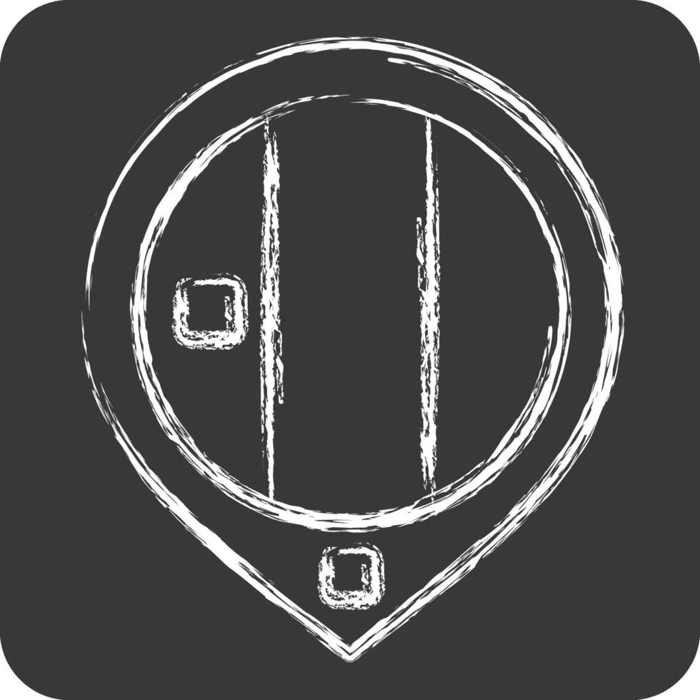 Icon Mongolia. related to Kazakhstan symbol. chalk Style. design editable vector