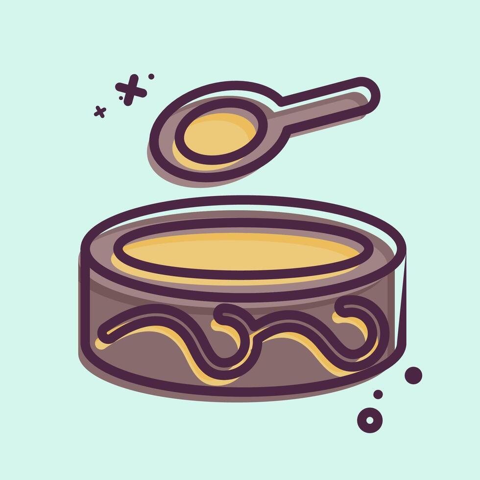 Icon Kumis. related to Kazakhstan symbol. MBE style. design editable vector