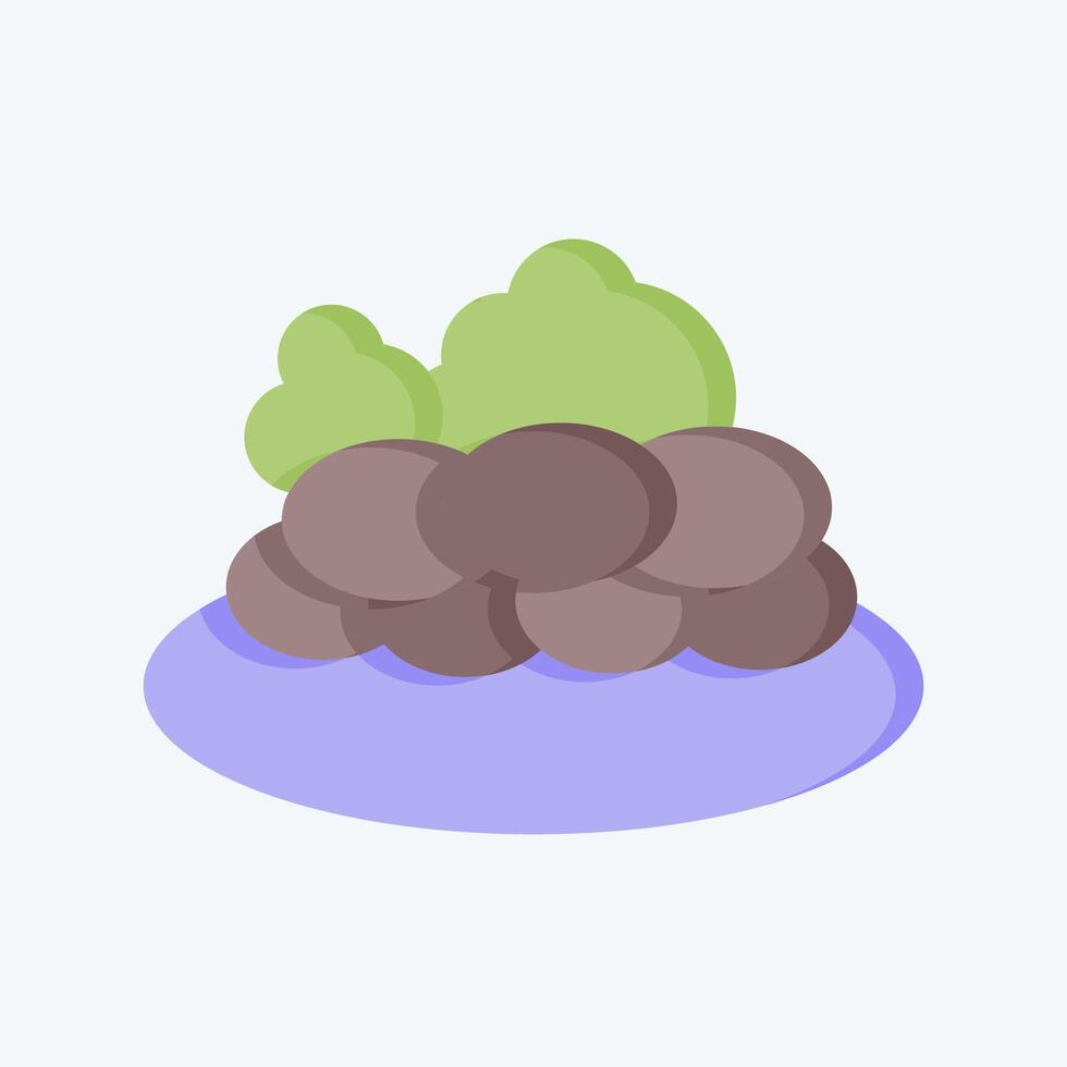 Icon Kazy. related to Kazakhstan symbol. flat style. design editable vector