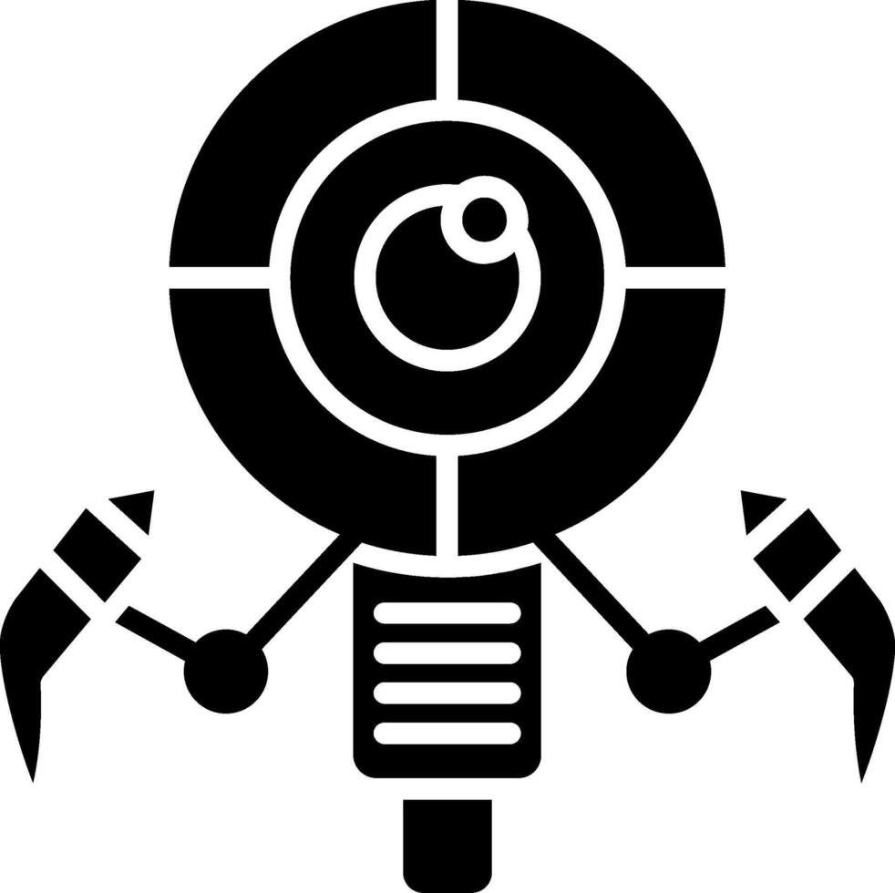 Robot Vibrant UI Element vector