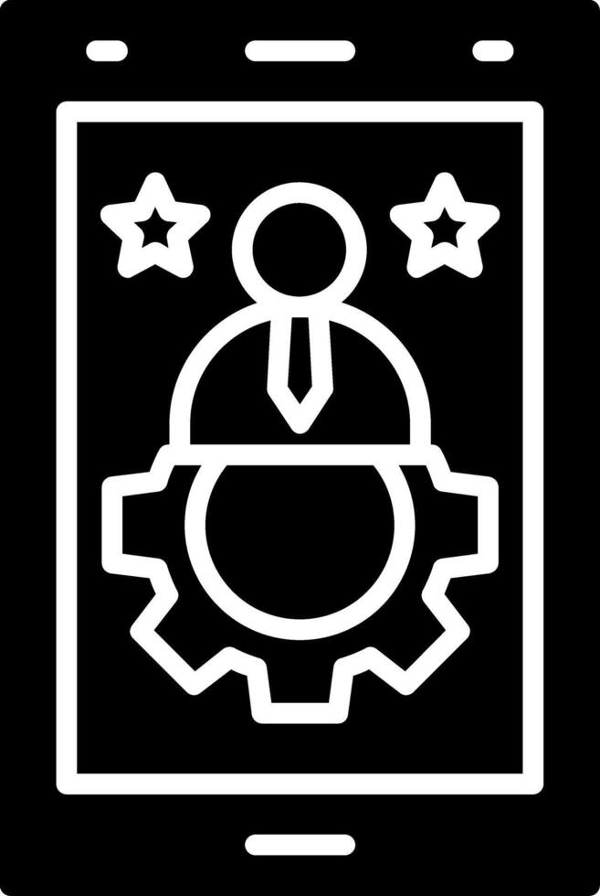 User High Contrast Graphic vector