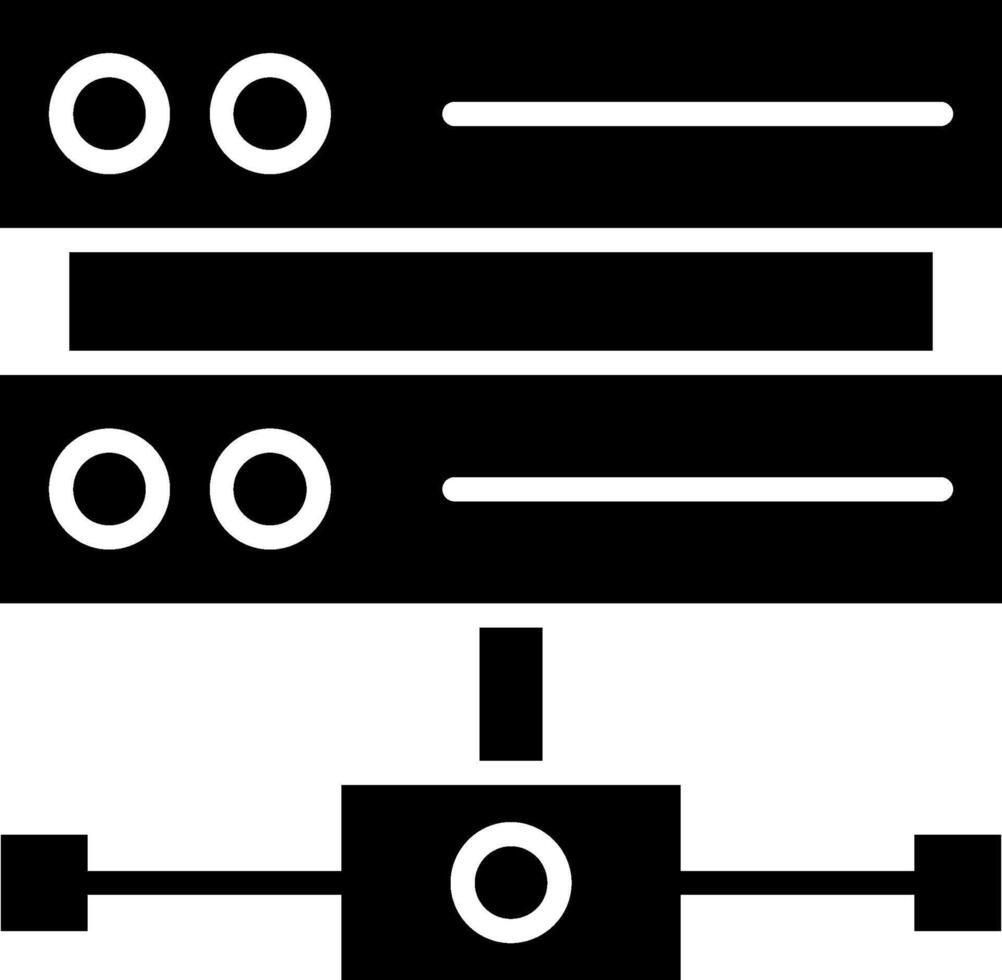 Server Minimal Touch Graphic vector