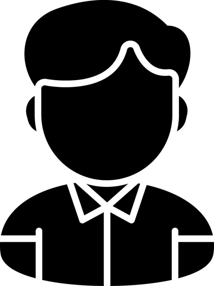 Avatar Clean Grid Icon vector