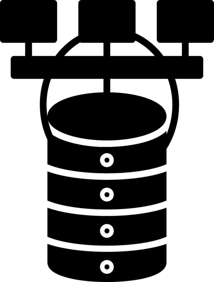 Database Modern Tech Icon vector
