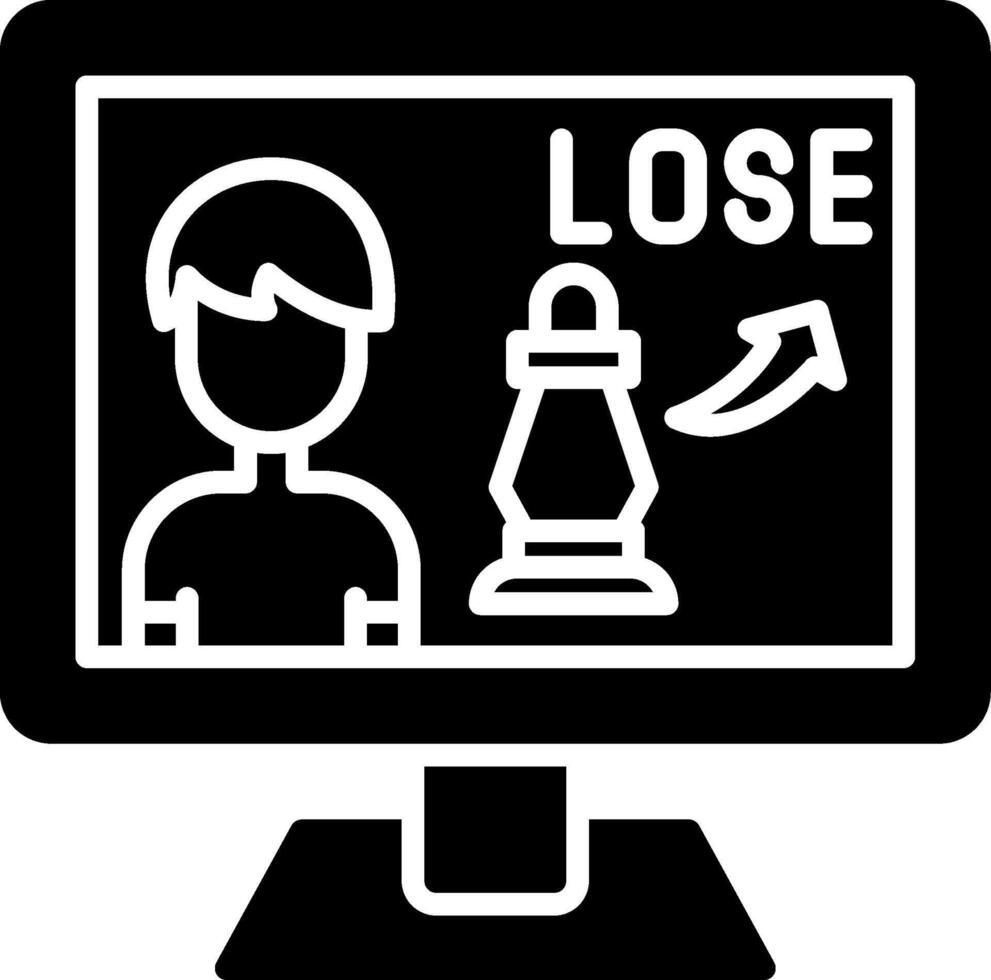 Online Chees Gam Line Style Symbol vector