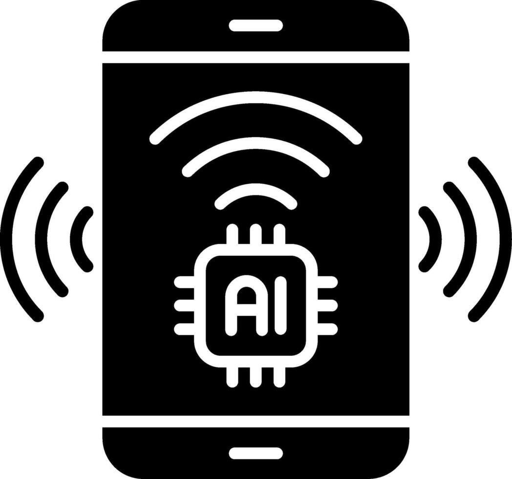 Smart Phone Dark Theme Element vector
