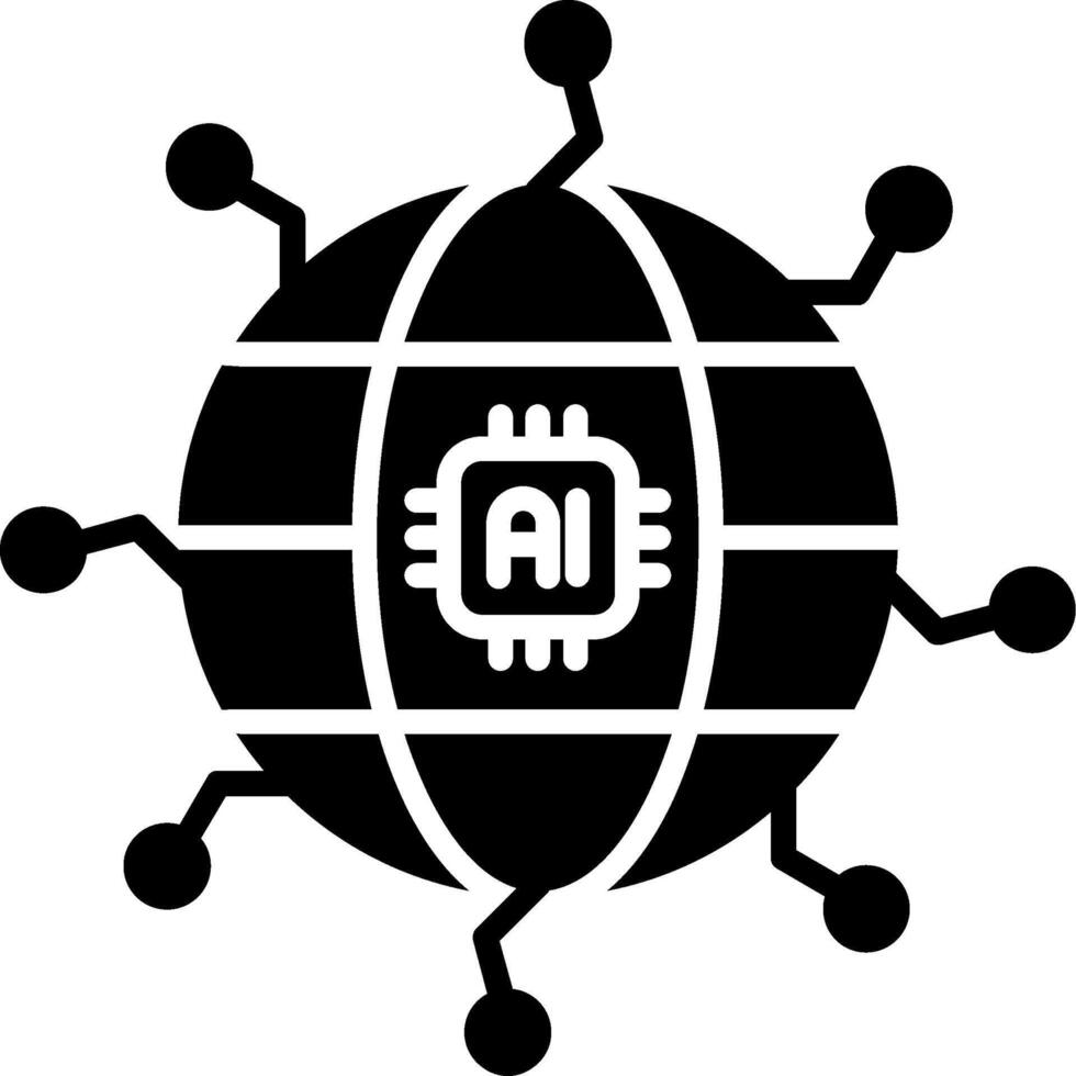 Global Technology Bright Flat Element vector