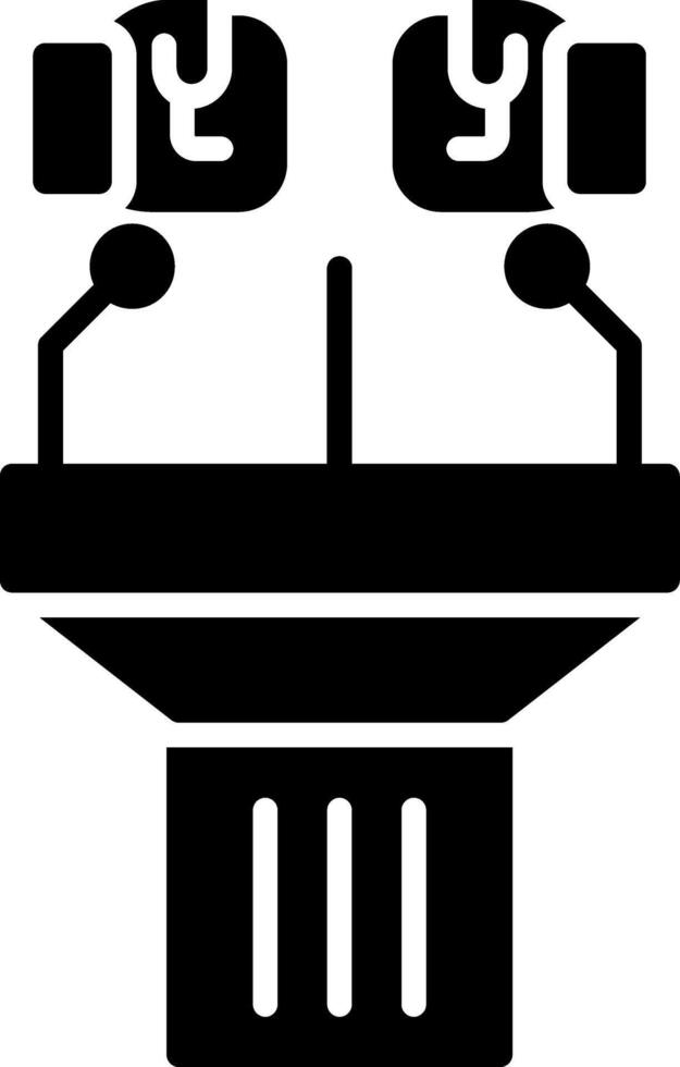 Conference Lined UI Illustration vector