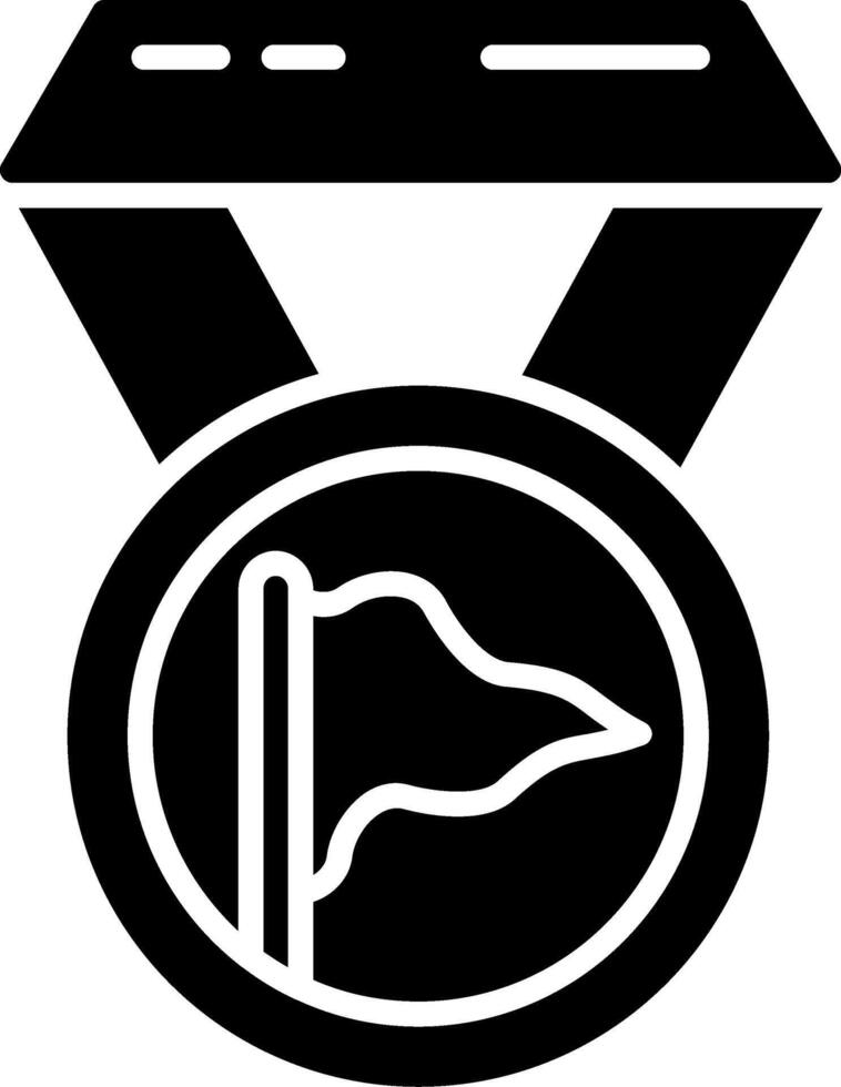 Medal 3 Digital Concept Icon vector