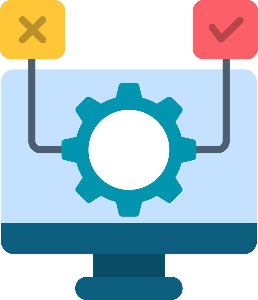 Software Testing Gradient Style Icon vector